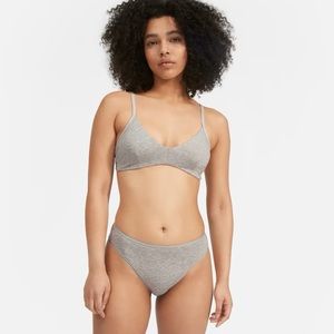 Everlane 2 cotton bralettes S